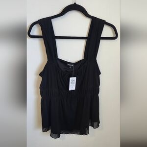 Torrid Black Sleeveless Blouse